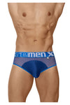 Xtremen 91059 Peekaboo Mesh Briefs Color Bleu