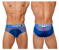 Xtremen 91059 Peekaboo Mesh Briefs Color azul