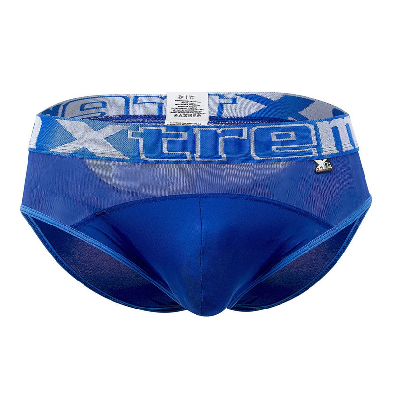 Xtremen 91059 Peekaboo Mesh Briefs Color azul