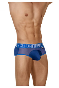 Xtremen 91059 Peekaboo Mesh Briefs Color azul