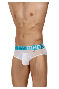 Xtremen 91059 Peekaboo Mesh Briefs Color blanc