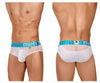 Xtremen 91059 Peekaboo Mesh Briefs Color blanc