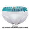 Xtremen 91059 Peekaboo Mesh Briefs Color blanc