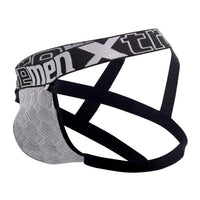 Xtremen 91069 Microfibre Jacquard Jockstrap Color Grey