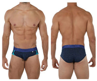 Xtremen 91071 Microfibre Sports Briefs Couleurs bleu foncé