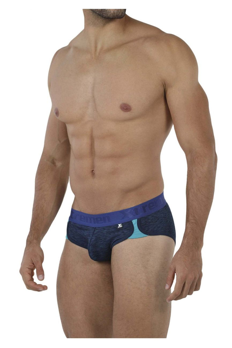 Xtremen 91071 Microfibre Sports Briefs Couleurs bleu foncé