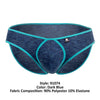 Xtremen 91074 Microfibre Briefs Couleurs bleu foncé