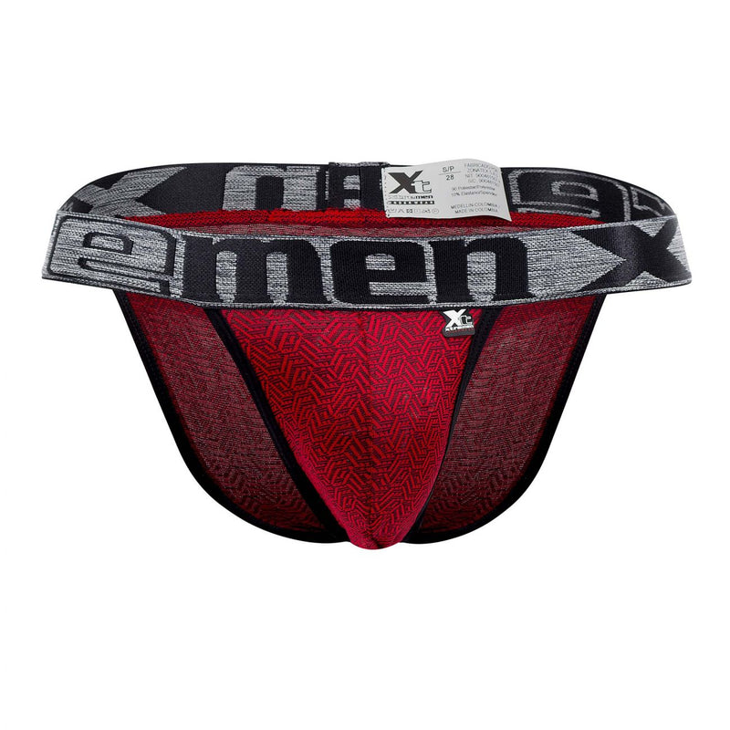 Xtremen 91081 Microfibra Jacquard Bikini Color rojo