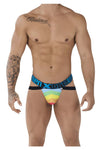 Xtremen 91083 Microfibre Pride Jockstrap Color bleu