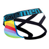 Xtremen 91083 Microfibre Pride Jockstrap Color bleu