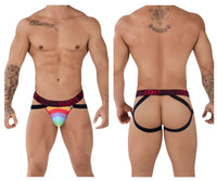 Xtremen 91083 Microfibre Pride Jockstrap Color Red