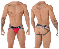 Xtremen 91084 Microfibre Pride Jockstrap Color Red