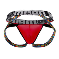 Xtremen 91084 Microfibra Orgullo Color Jockstrap Red