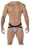 Xtremen 91085 Microfibre Jacquard Jockstrap Color Grey