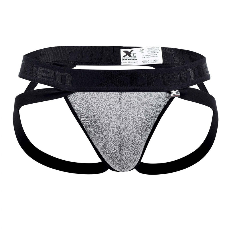 Xtremen 91085 Microfibra Jacquard Jockstrap Color Gris