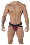 Xtremen 91085 Microfibra Jacquard Jockstrap Color rojo