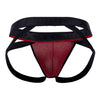 Xtremen 91085 Microfibra Jacquard Jockstrap Color rojo