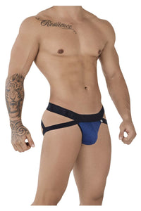 Xtremen 91085 Microfibra Jacquard Jockstrap Color Royal