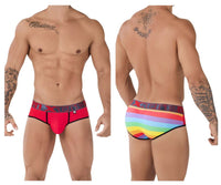 Xtremen 91088 Microfiber Pride Briefs Color Red