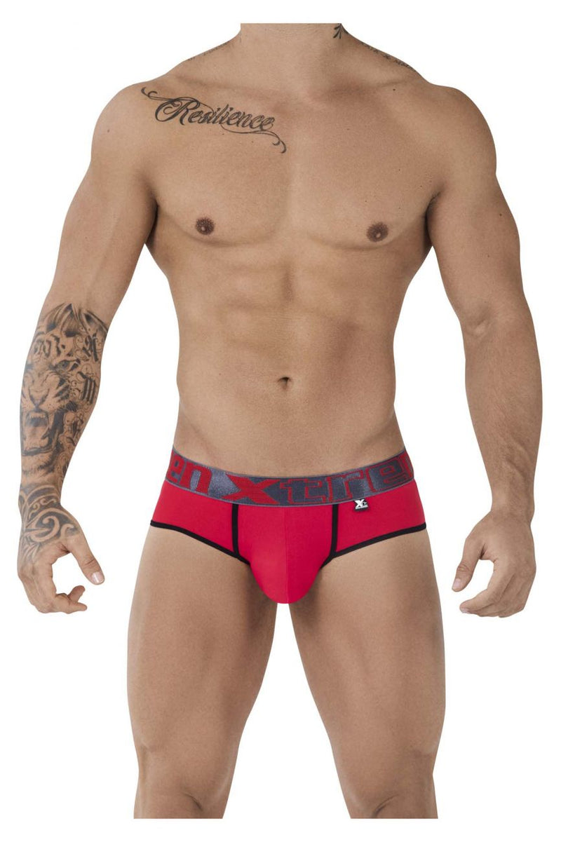 Xtremen 91088 Microfibre Pride Briefs Color Red