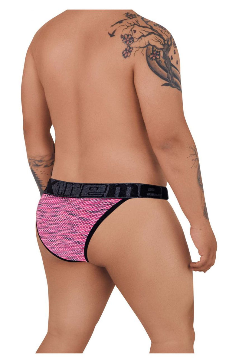 Xtremen 91098x Couleur de bikini en maille microfibre rose