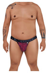 Xtremen 91098x Couleur de bikini en maille microfibre rouge