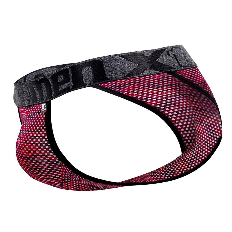 Xtremen 91098x Couleur de bikini en maille microfibre rouge