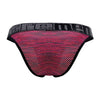 Xtremen 91098x Couleur de bikini en maille microfibre rouge