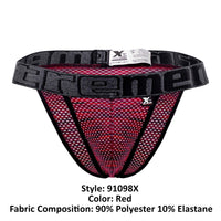 Xtremen 91098x Couleur de bikini en maille microfibre rouge