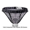 Xtremen 91098 Couleur de bikini en maille microfibre noir