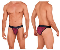 Xtremen 91098 Couleur de bikini en maille microfibre rouge