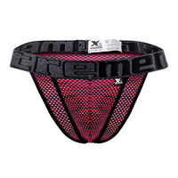 Xtremen 91098 Couleur de bikini en maille microfibre rouge