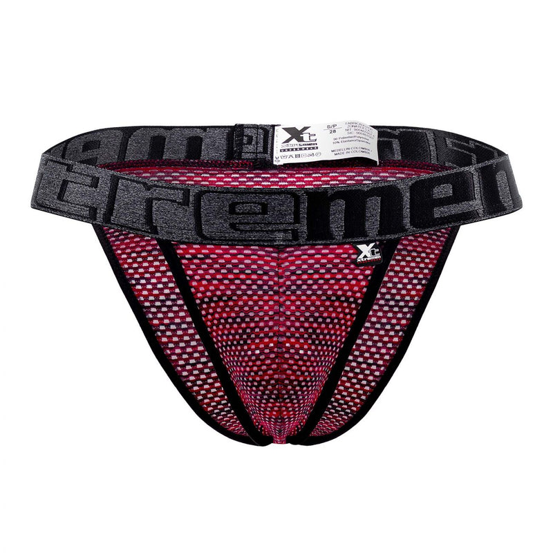 Xtremen 91098 Microfibra Mesh Bikini Color rojo