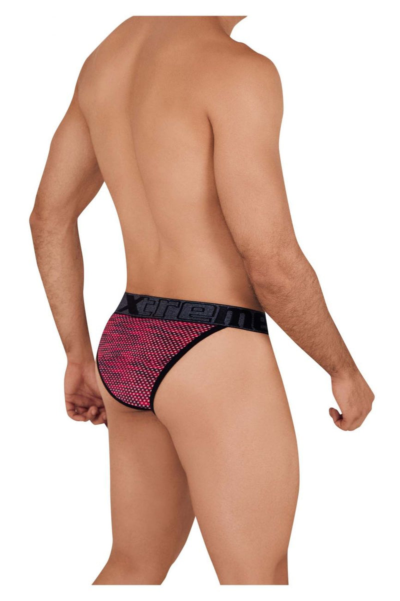 Xtremen 91098 Couleur de bikini en maille microfibre rouge