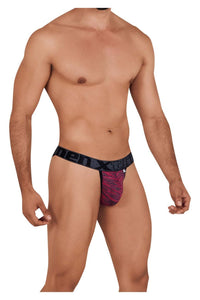 Xtremen 91098 Microfiber Mesh Bikini Color Red