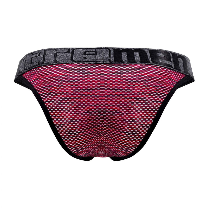 Xtremen 91098 Couleur de bikini en maille microfibre rouge