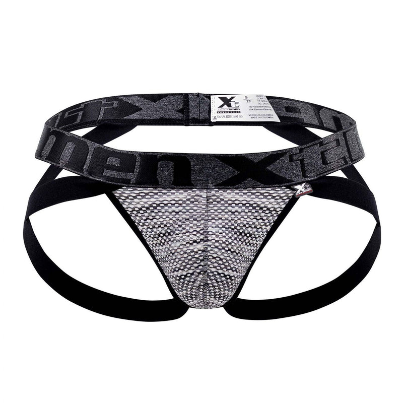 Xtremen 91099 Microfiber Mesh Jockstrap Color noir