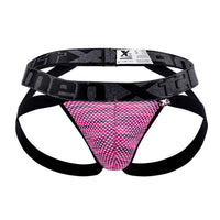 Xtremen 91099 Microfiber Mesh Jockstrap Color rose