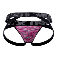 Xtremen 91099 Microfiber Mesh Jockstrap Color rose