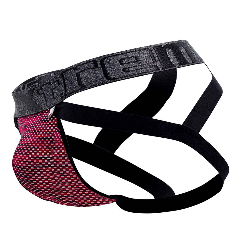 Xtremen 91099 Microfibra Mesh Jockstrap Color rojo