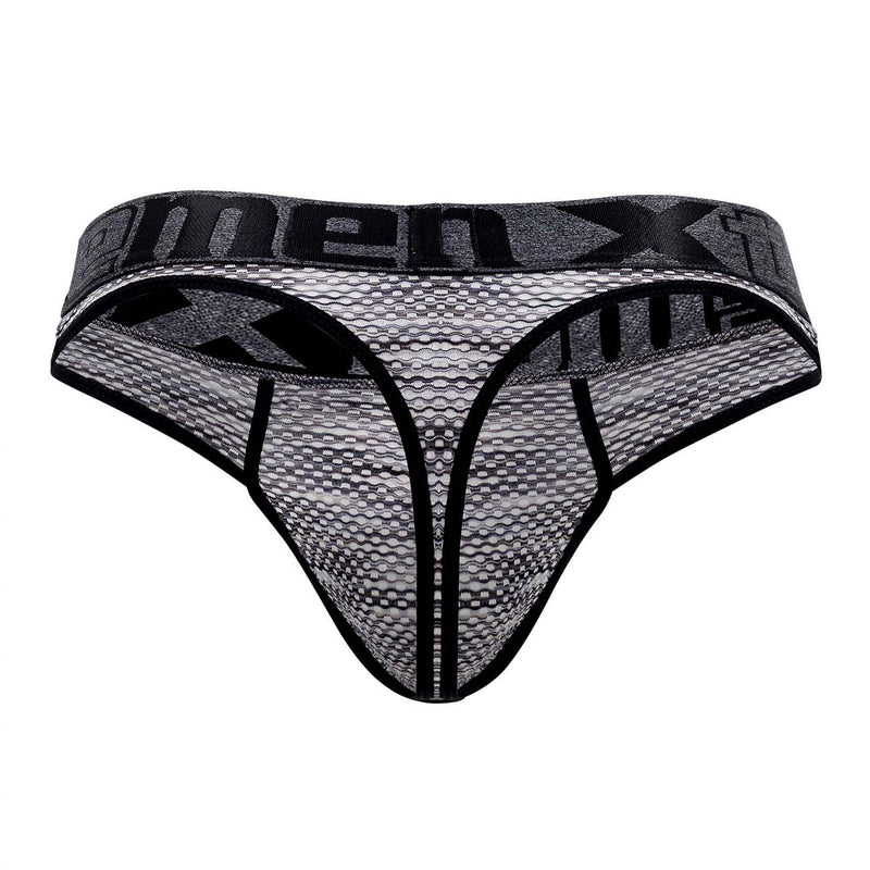 Xtremen 91100x Microfiber Mesh Thongs Color Black