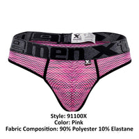 Xtremen 91100X Microfibra Mesh tangas color rosa