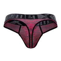 Xtremen 91100X Microfiber Mesh Thongs Color Red