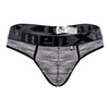 Xtremen 91100 Microfiber Mesh Thongs Color Black