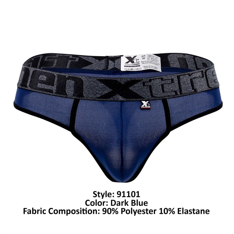 Xtremen 91101 Microfiber Thongs Color Dark Blue