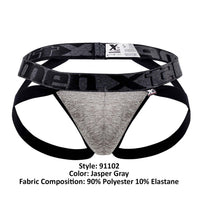 Xtremen 91102 Couleur de jockstrap en microfibre jasper gris