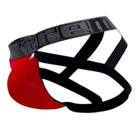 Xtremen 91102 Couleur de jockstrap de microfibre rouge