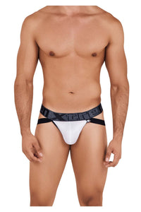 Xtremen 91102 Couleur de jockstrap de microfibre blanc