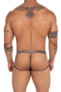 Xtremen 91116 Couleur de jockstrap métallique noir