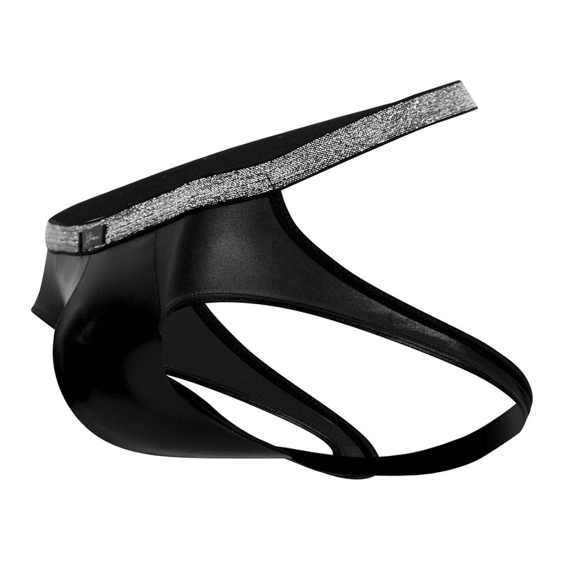 Xtremen 91116 Couleur de jockstrap métallique noir